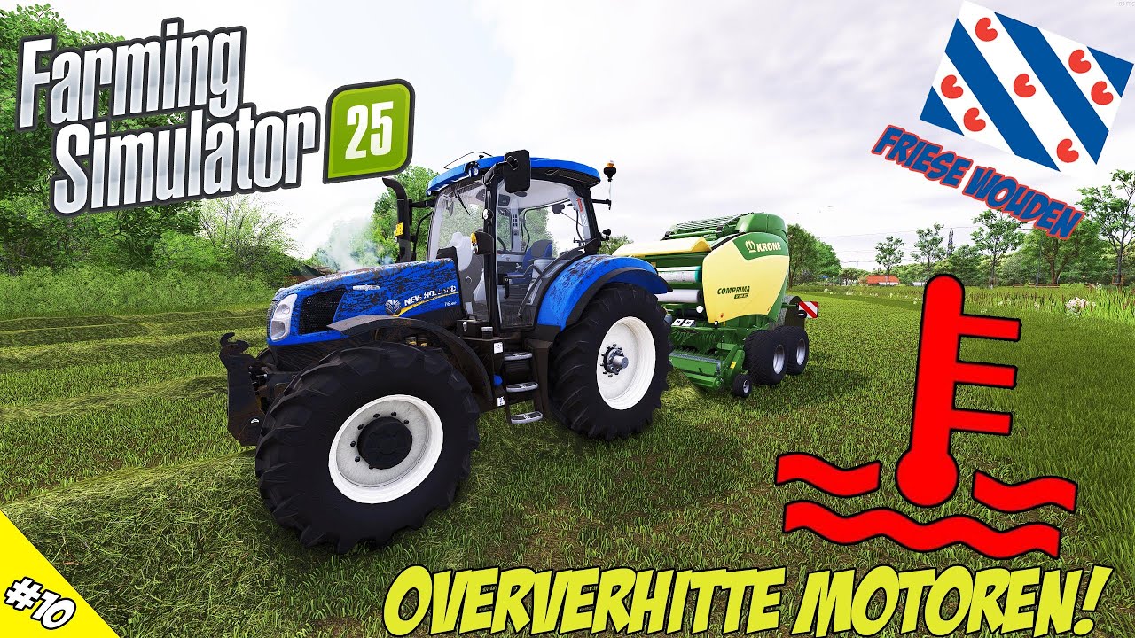 'PROBLEMEN! OVERVERHITTE MOTOREN!' Farming Simulator 25 Friese Wouden #10