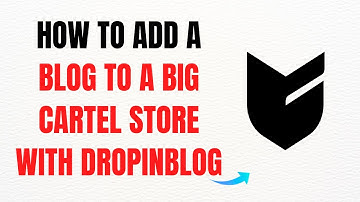 How to Add a Blog to a Big Cartel Store with DropInBlog 2025 – Full Guide