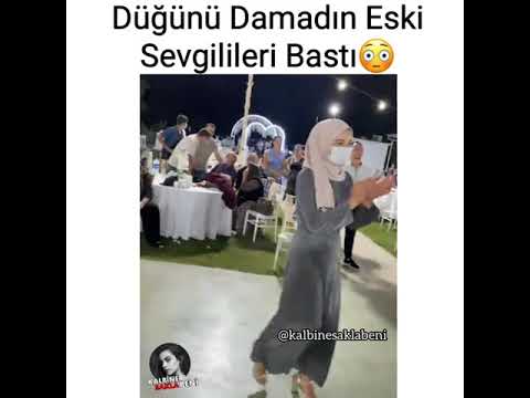 Düğünü Damadı Eski Sevgilileri Bastı😳#kalbinesaklabeni #askvideolari #duygusalvideolar#keşfet#shorts