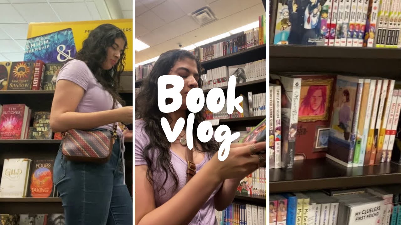 bookstore vlog: walk threw the day with me at Barnes and Noble! 📚