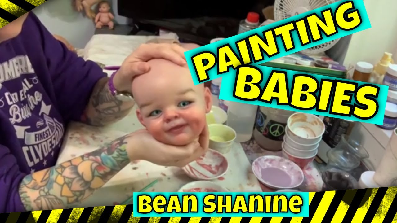 Painting details on Reborn baby| Bean Shanine| The Twisted Beanstalk
