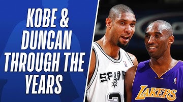Kobe Bryant and Tim Duncan Through the Years