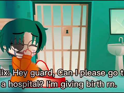 Felix gives birth in jail ||Gc Gacha mpreg|| #gachaclub