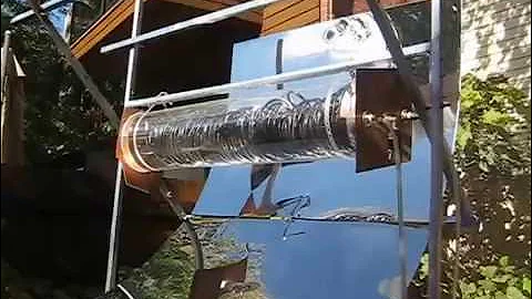 solar concentrator - heated water for direct use