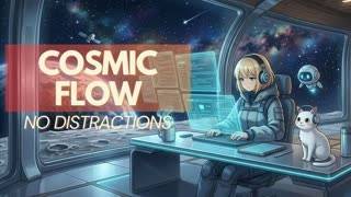 Galactic Coding Lofi ✨ Enter Deep Work Mode with Space Coding Beats 🚀 Flow State for Developers