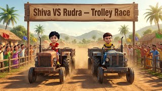 Shiva VS Rudra 🚜 Tractor Trolley Race 🏁 