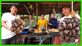 Full Day Food Tour In Kampot! Amazing Fresh Chark Fruit! Tuek Chhou Fried Chicken! Food Around City.