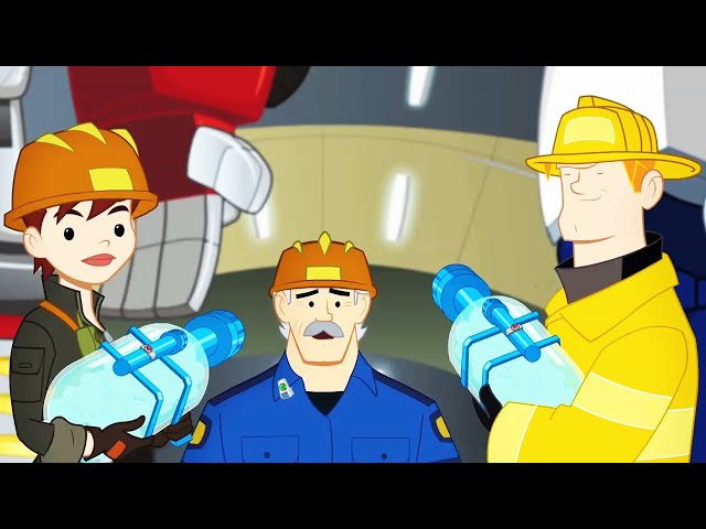 The Griffin Rock Express | Transformers Rescue Bots | Full Episodes | Transformers Junior class=