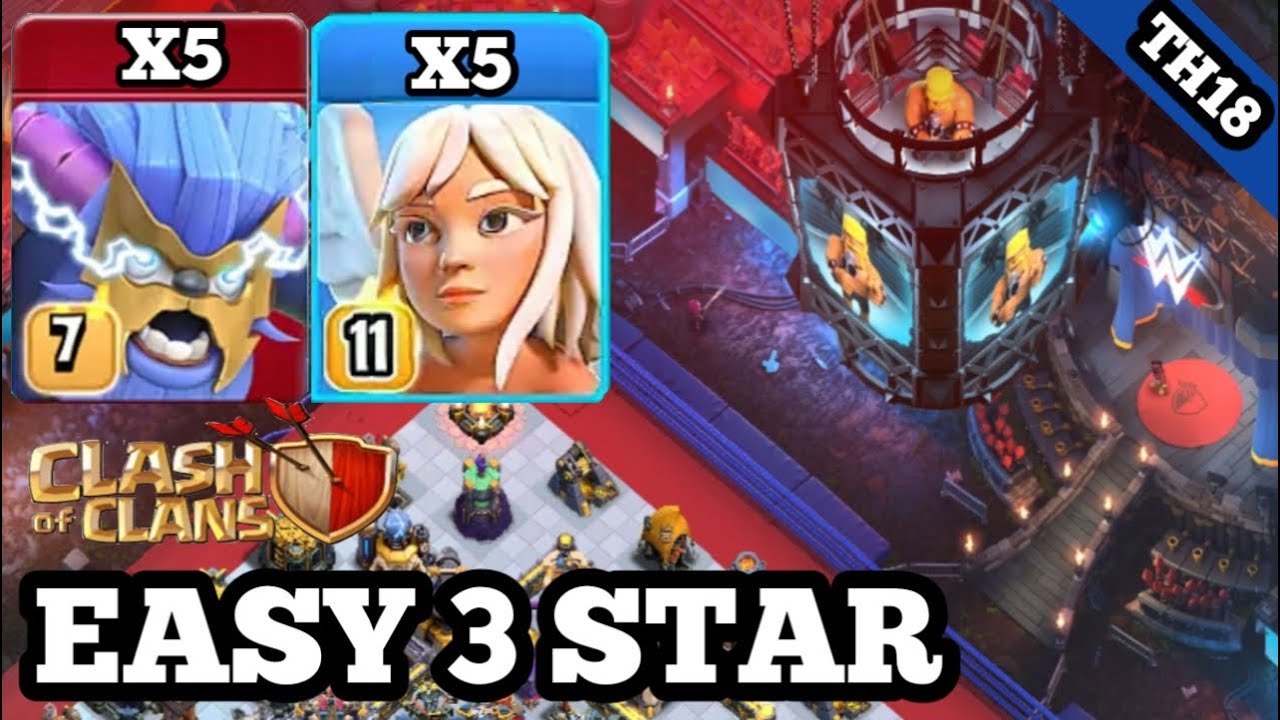 Th18 super yeti healer invisibility spell attack coc I best th18 attack strategy coc