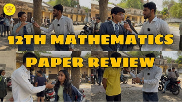 12th Mathematics Paper Students Review || Paper Solution || Mp Board 2024-25 || Wings Classes