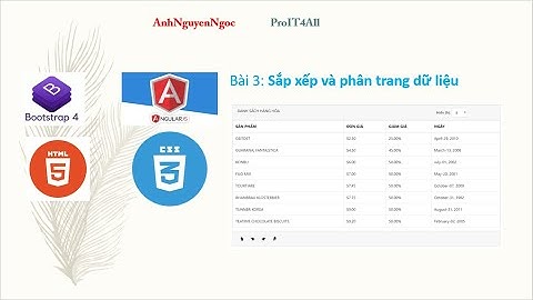 Lab 7.B4: Sắp xếp và phân trang danh sách sản phẩm trong AngularJS