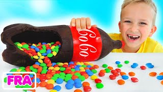 Vlad et Niki Chocolat & Soda Défi et plus des histoires drôles pour les enfants