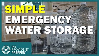 3 Simple Steps to Store Water for Emergencies