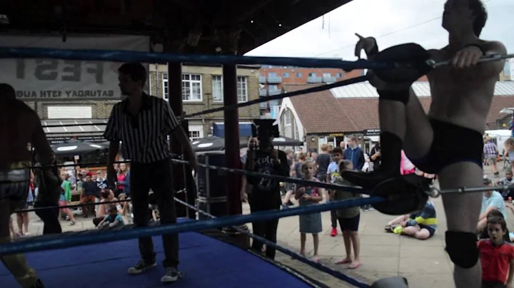 WrestleFest 2016 - Referee Gino Perri gets knocked...