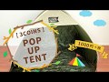 【コスパ最強】3COINSのテントが夏のレジャーで大活躍★サイズ感やたたみ方を紹介！【スリコ】