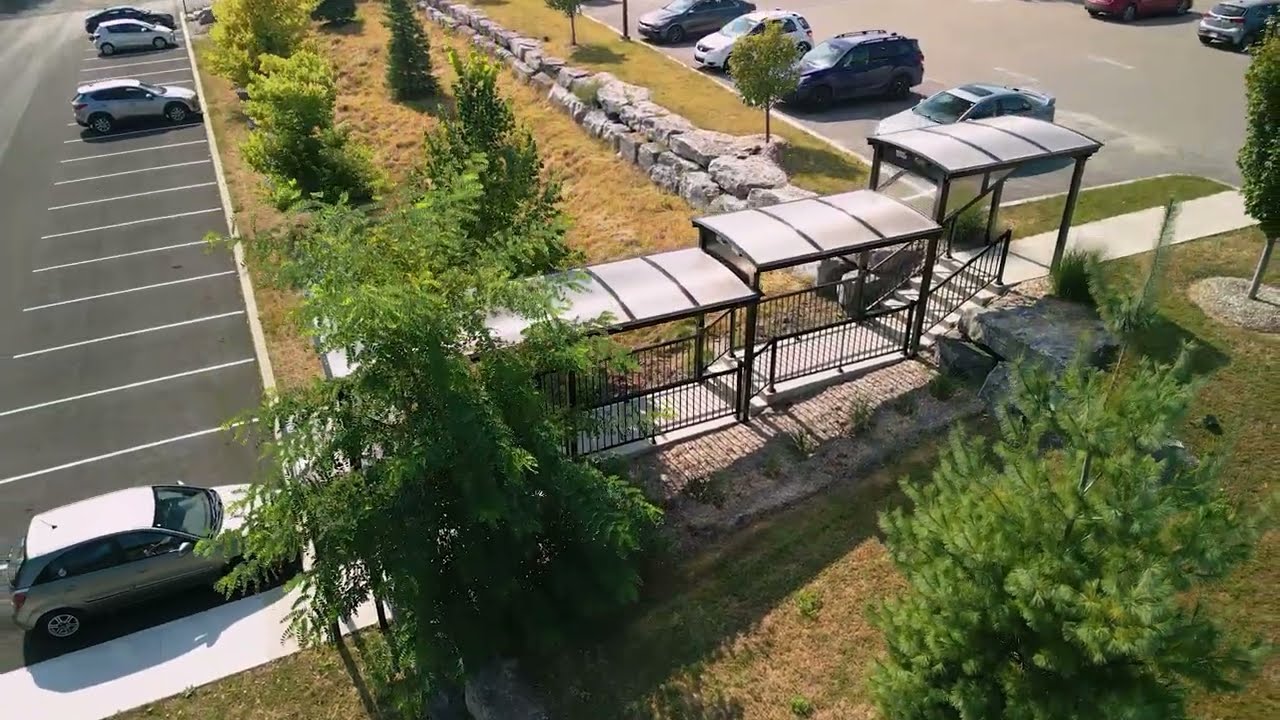 Tendal commercial | Abri de descente d'escalier