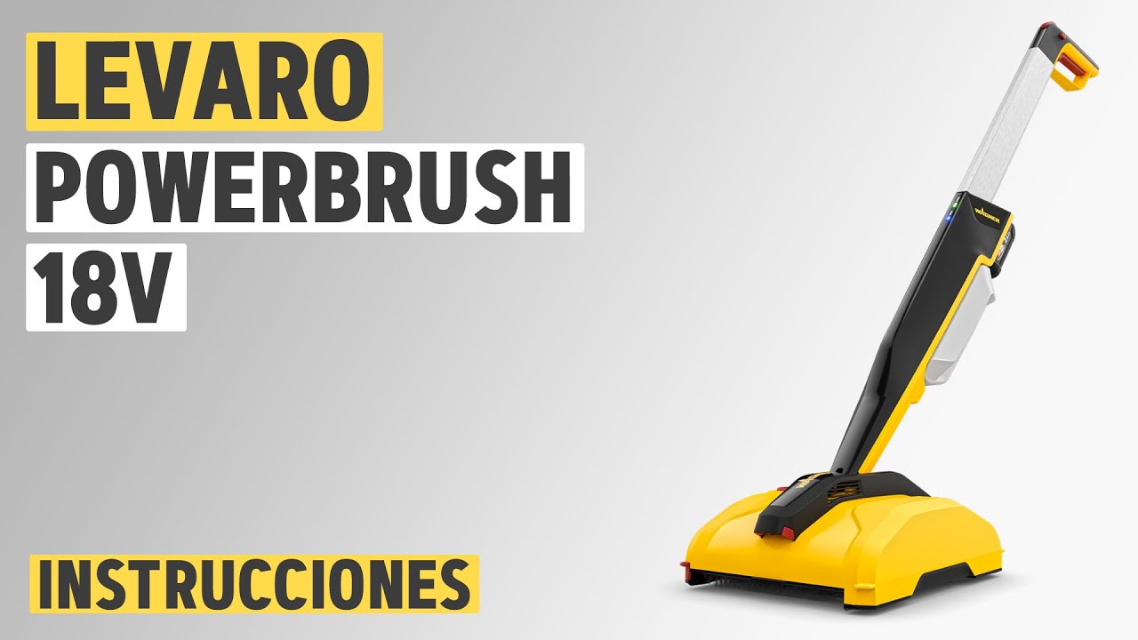 LEVARO PowerBrush 18V - Puesta en servicio, Limpieza, Accesorios | WAGNER