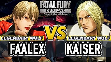 FF COTW ▰ FAALEX (Rock) vs KAISER (Terry) ▰ Fatal Fury CotW High Level Gameplay