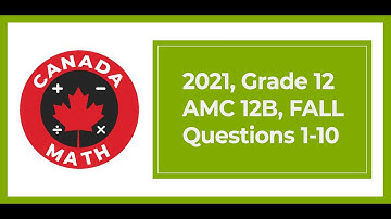 2021, AMC 12B, FALL, Questions 1-10