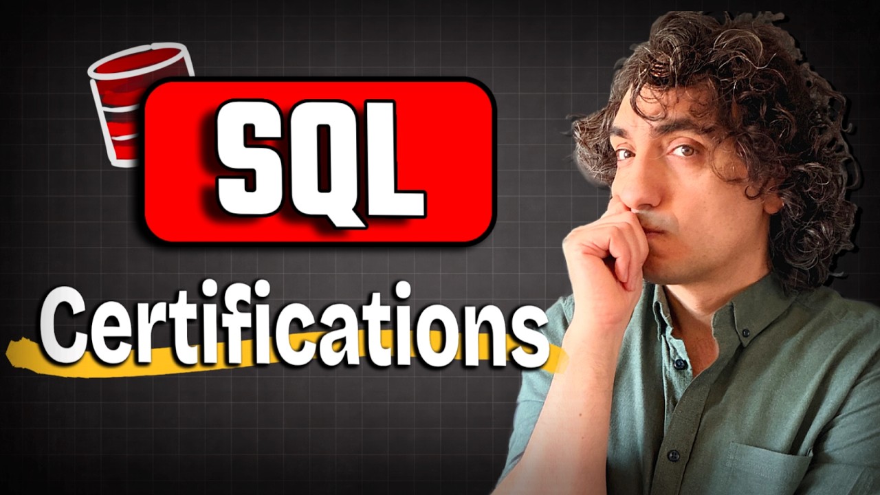 Best SQL Certifications for Data Analysts and Data Engineers - YouTube