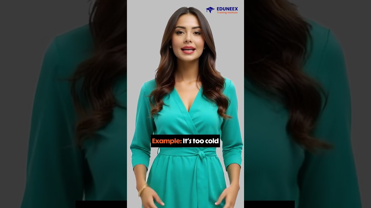 Grammar Tip — “Too...to” & “Enough to” | Express Ability Easily in English 💡✨