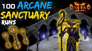 100 Arcane Sanctuary Runs: Is Ghost Farming Good? - Diablo 2 Resurrected