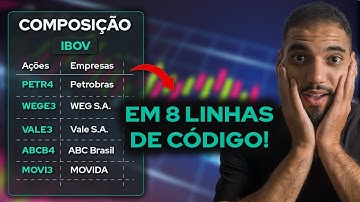 Como pegar a COMPOSIÇÃO DO IBOVESPA na B3 usando o PYTHON