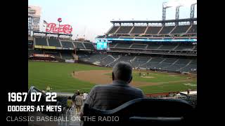 1967 07 22 Dodgers at Mets