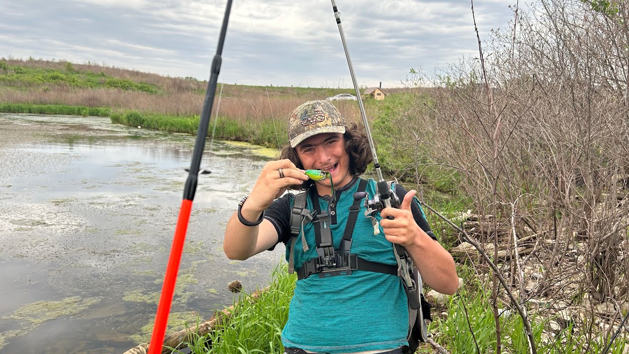 Fishing Topwater Frogs During Thunderstorms!!! (BIG BASS)