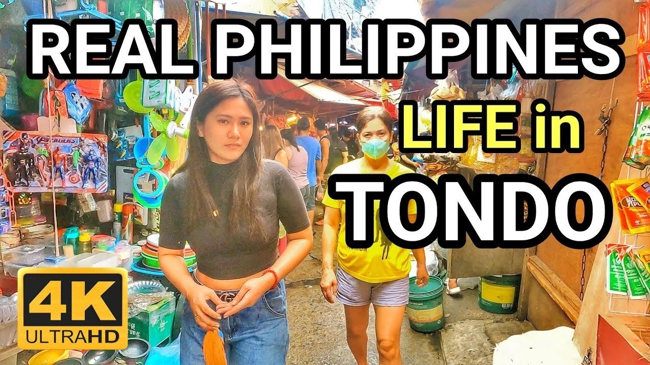 VERY NICE WALK EXPERIENCE from the REAL LIFE in TONDO Manila Philippines [4K] 🇵🇭