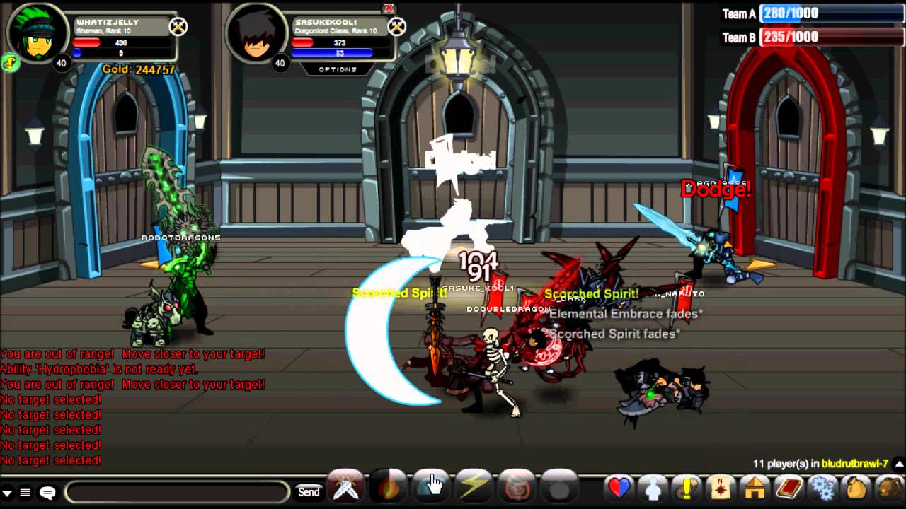 AQW=PvP With Shaman