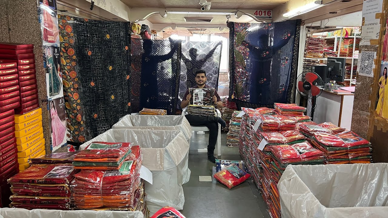 डिज़ाइनर ब्रासो साड़ी का मशहूर कलेक्शन,Brasso Saree Wholesale Market, Surat Brasso Saree Manufacturer