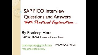 SAP FICO Interview Questions and Answers - Video 1 | Accounts Payable | MIRO, MIGO | GR/IR | PO