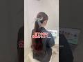 部下の髪がまさか…？？ #ポニーテール #ポニーテールウィッグ #アクアドール #ヘアアレンジ #エクステ