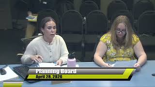 Planning Board - April 28, 2026