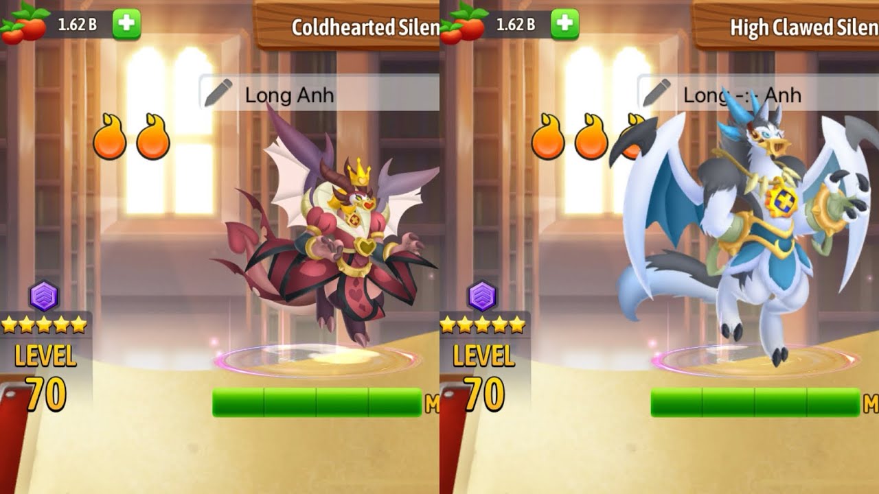 NÂNG CẤP COLHEARTED SILENCER VÀ MỞ FULL THẺ BÀI KÍCH HOẠT 2 SKIN CLAWED SILENCER | DRAGON CITY 