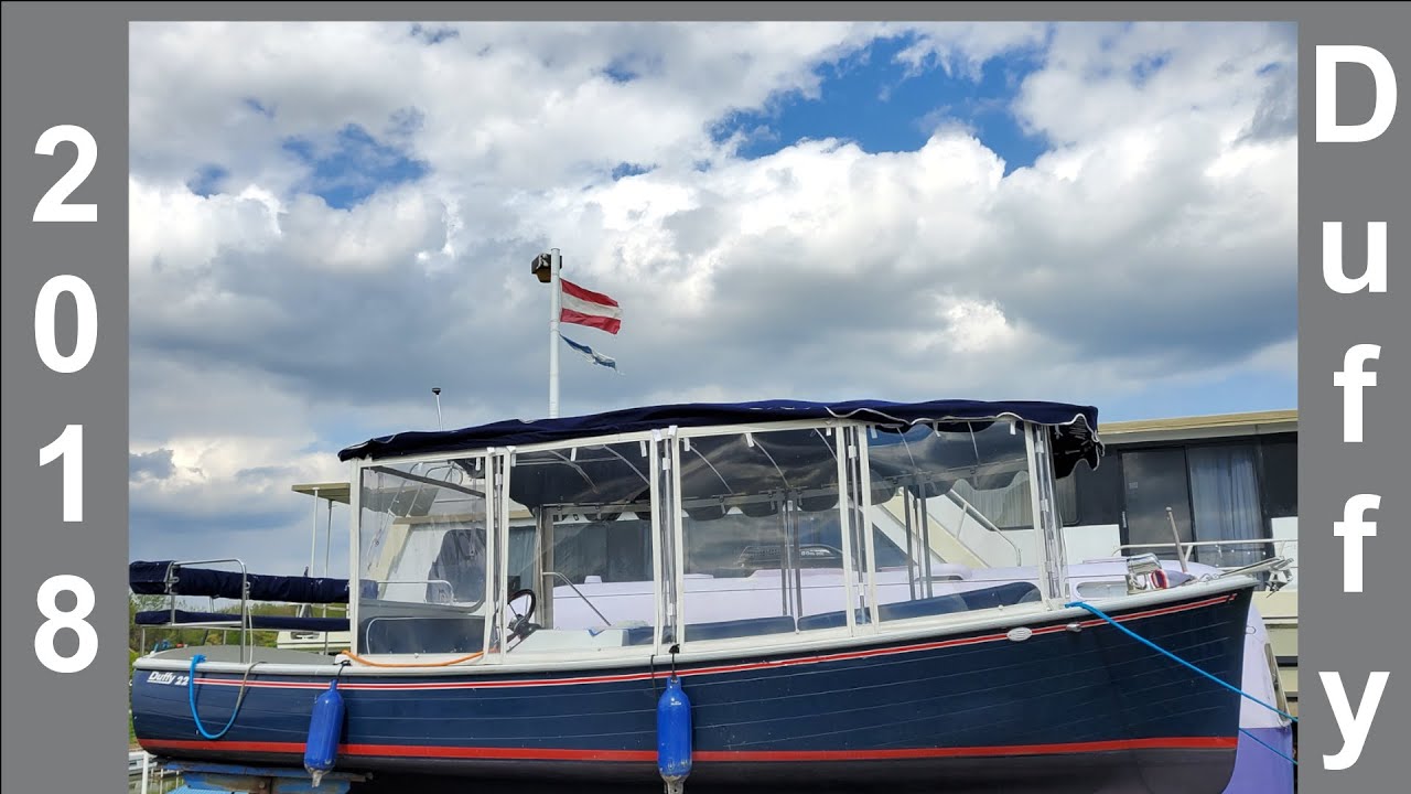 2018 Duffy Suncruiser 22 Running On The Water Walk Thru For Sale Now New Batteries Captiva Boat Sale