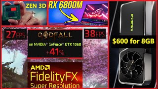 AMD FSR, RTX 3070 Ti 8GB at $600, Zen 3D in Q1, RX 6800M Tested | Jarrod’sTech | Broken Silicon 103