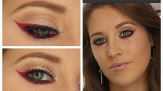 Rihanna Makeup Tutorial Red Eyeliner