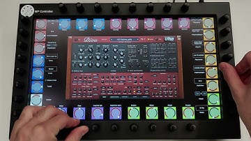 U-he Diva on the MP MIDI Controller