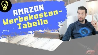 Amazon Affiliate Marketing - Werbekostenerstattung Tabelle 2019 Deutsch