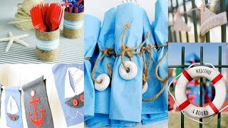 DIY Nautical Party Ideas \/ 30 ideas para Fiestas Temáticas  Náuticas