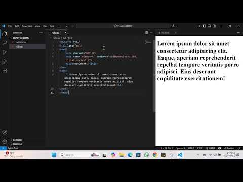 Add Live Server Preview To Visual Studio Code | First Video