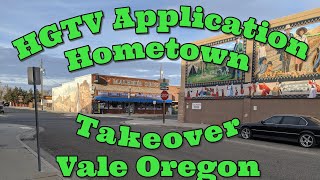 Vale Oregon HGTV Hometown Takeover Application Video