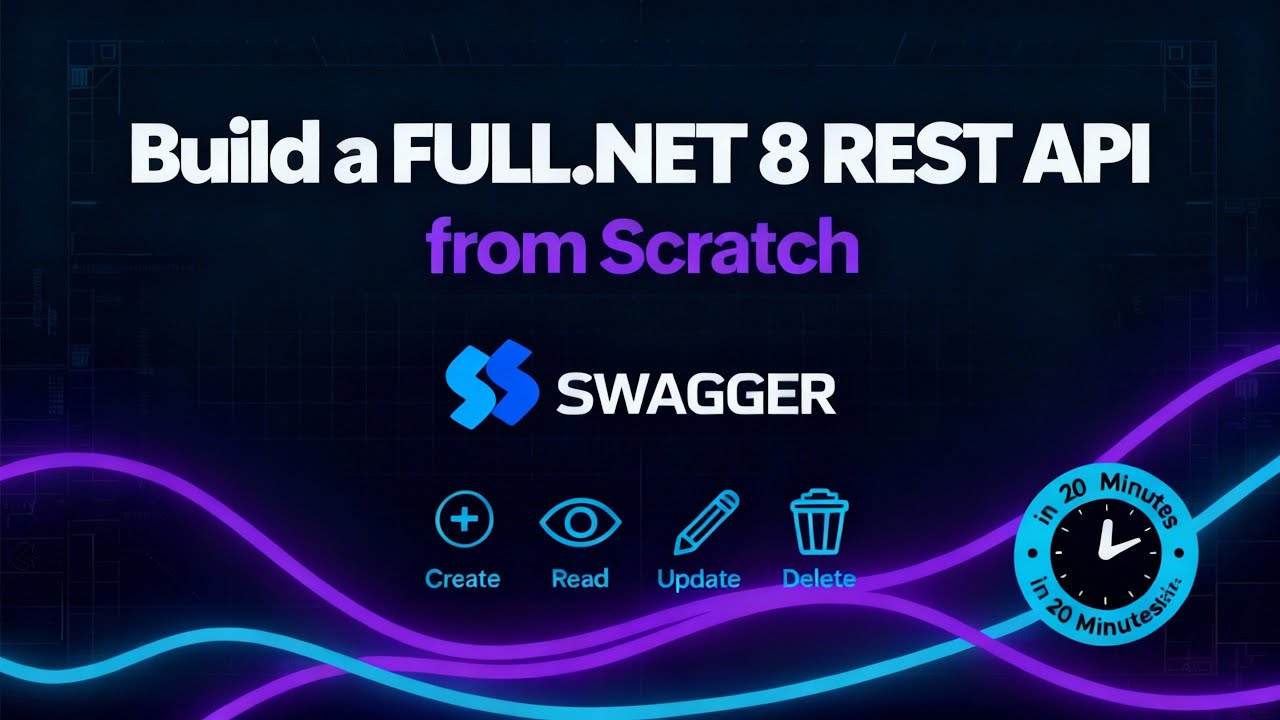 Build a FULL .NET 8 REST API from Scratch (CRUD + Swagger in 20 Minutes ...