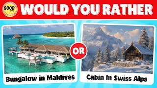 Would You Rather: Travel Edition🧳🗺️ #goodspin #wouldyourather #wouldyourathergame #travel #traveling