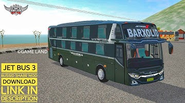 Bussid _ Jetbus 3 mod_ Bus simulator Indonesia _bussid bus mod