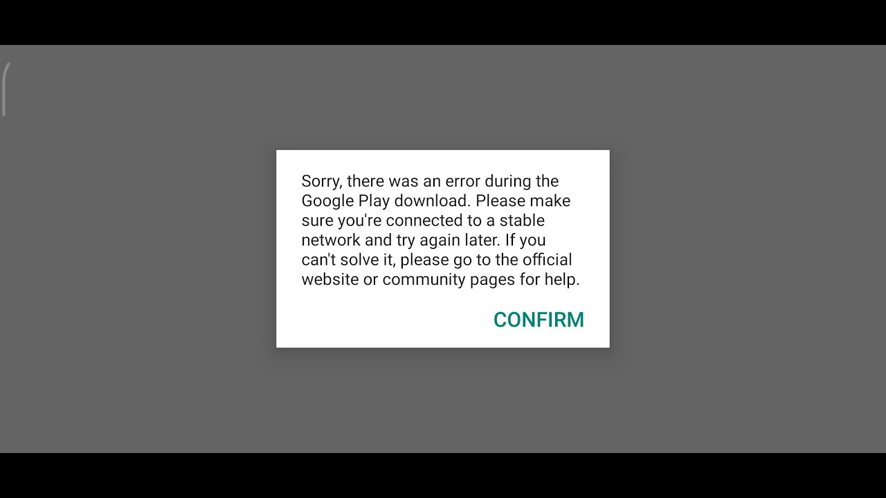Error during connection. Error during connection