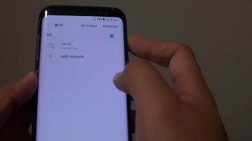 Samsung Galaxy S8: How to Join a Wifi Network