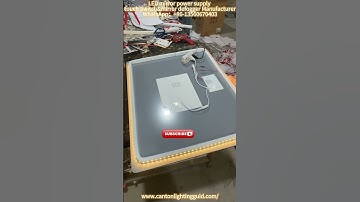 How to diy vanity mirror with lights, led mirror touch sensor switch with 96W driver at factory.#led